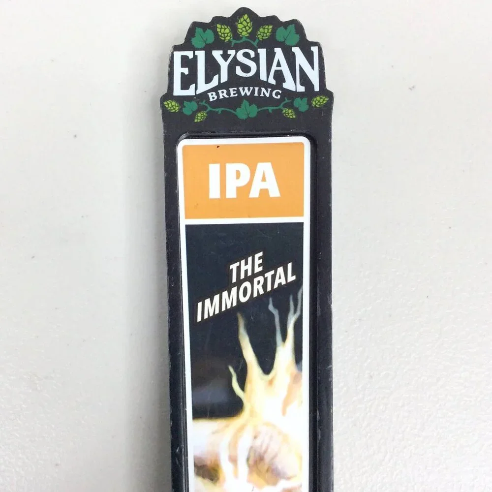 Elysian Brewing‎ Beer Tap Handle Night Owl Pumpkin Ale The Immortal IPA 11