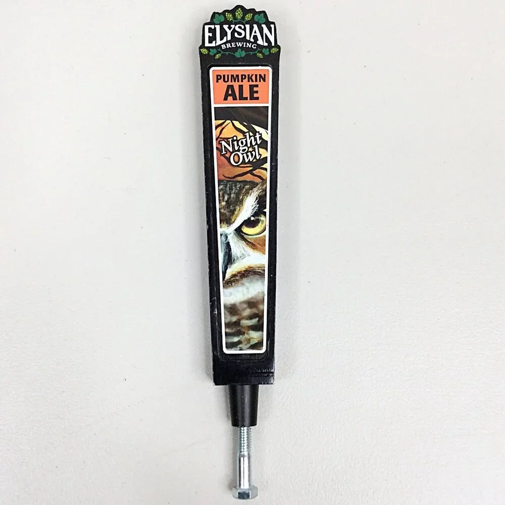 Elysian Brewing‎ Beer Tap Handle Night Owl Pumpkin Ale The Immortal IPA 11