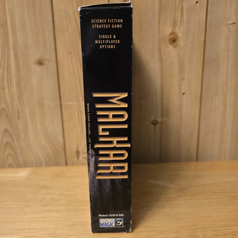 Malkari PC Game 1999 Big Box Open‎ Box Sealed Disc Complete
