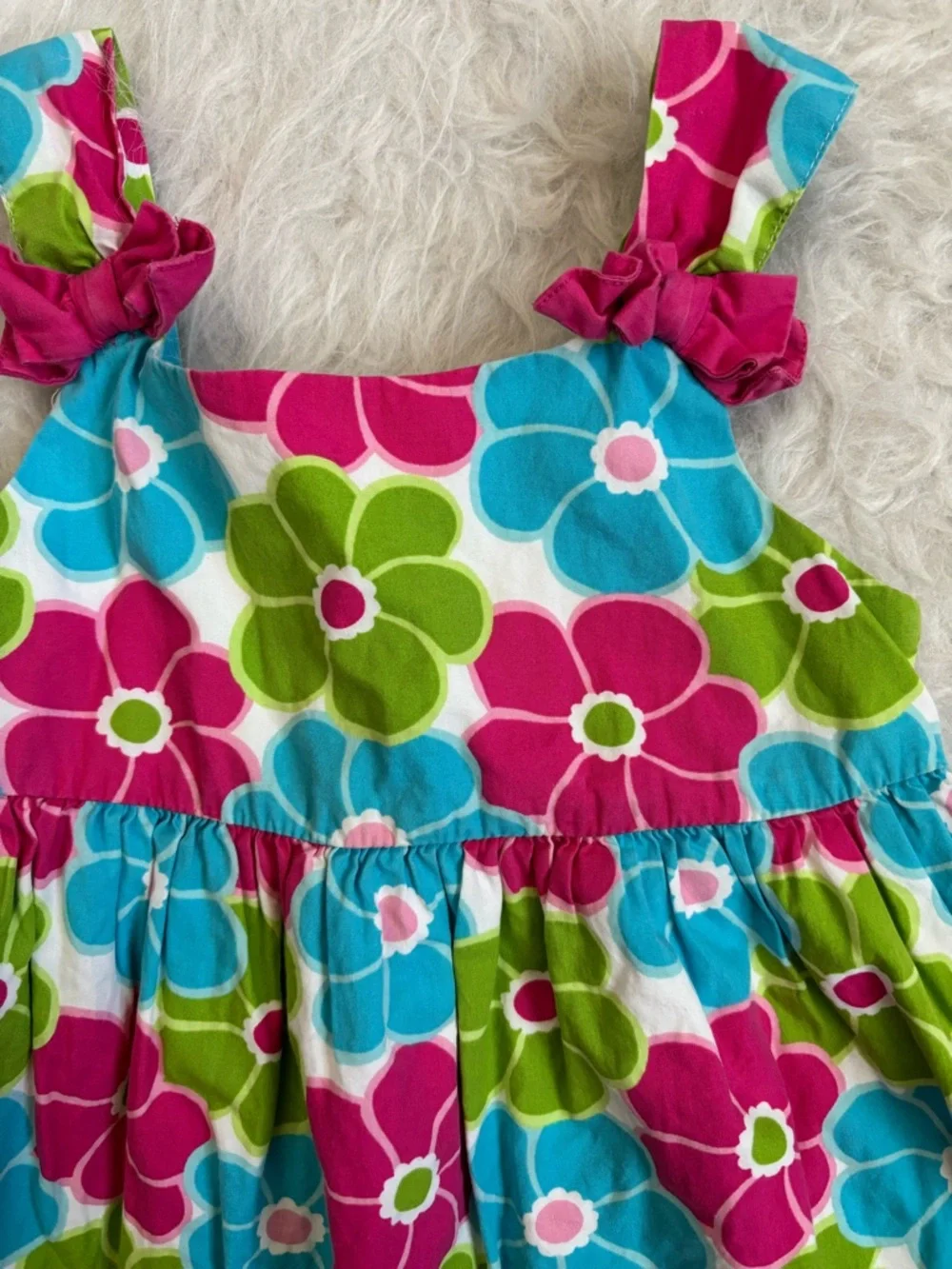 Gymboree Girls Colorful Floral AOP Sundress
