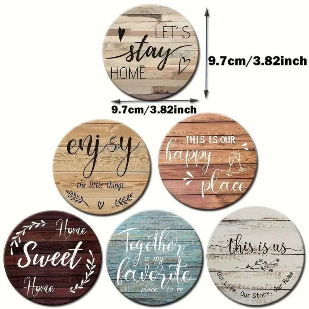 N/A 6pcs rustic