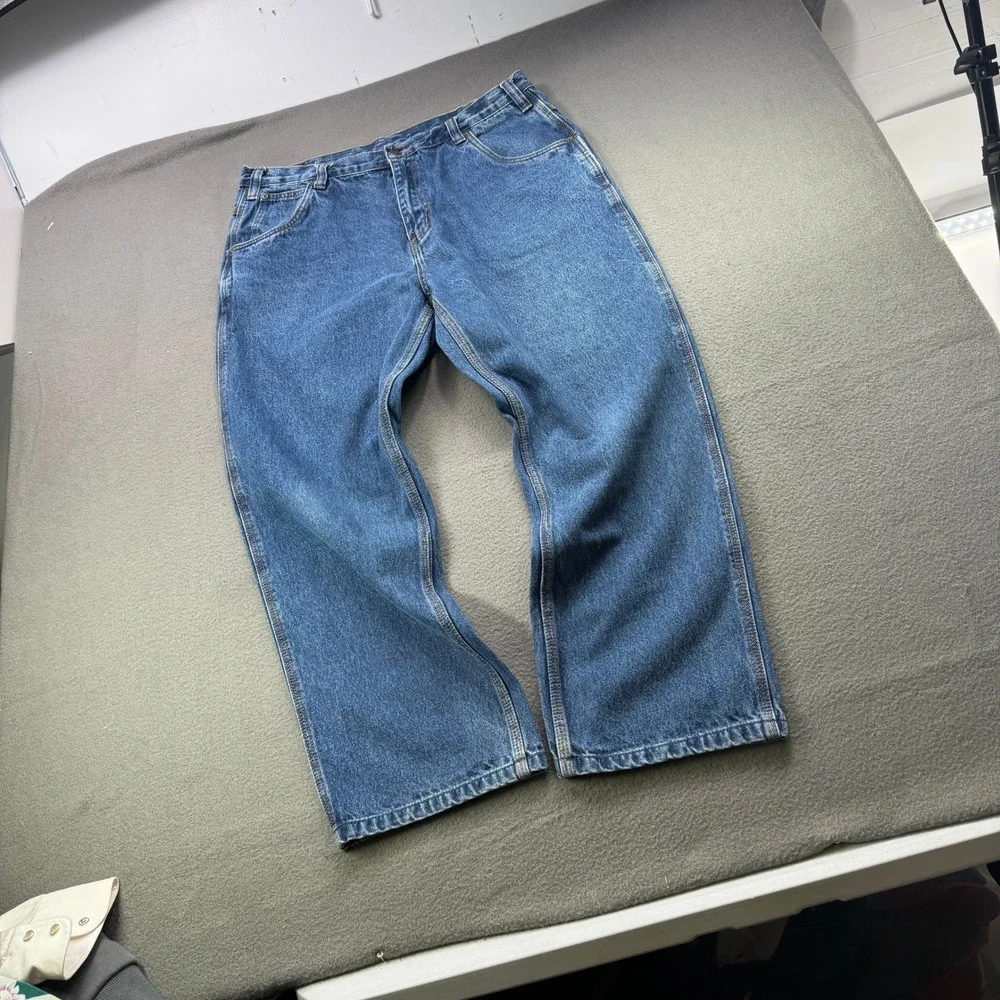 Most Wanted Jeans Men 38x30 (36) Loose Fit Denim Grandpacore Skater Streetwear