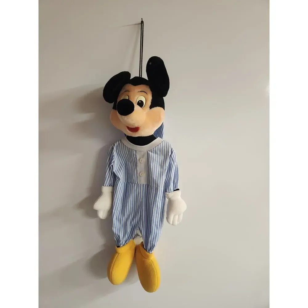 Vtg Disney Parks Mickey Mouse Plus Zippered Pajamas Bag NWT 24