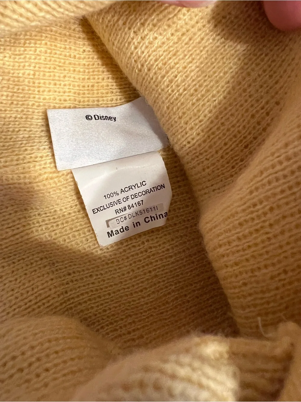 Disney soft knit