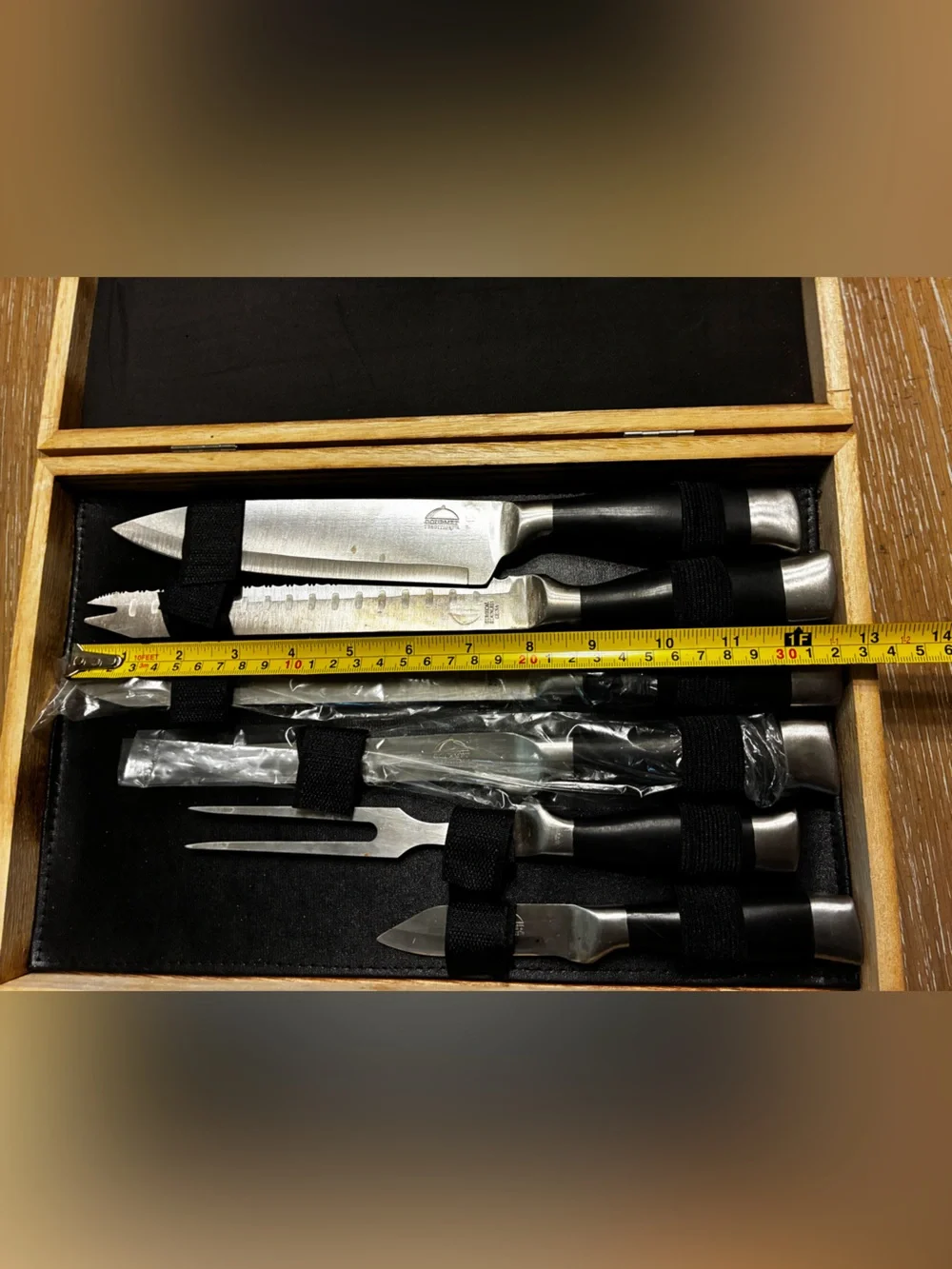 Gourmet Tradition Stainless Steel industrial Carving and Serving Knife Set