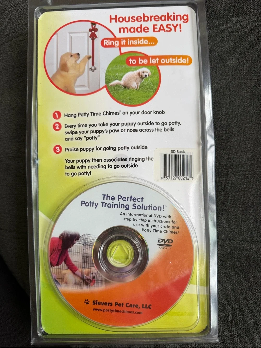 Dog Doorbell - Black