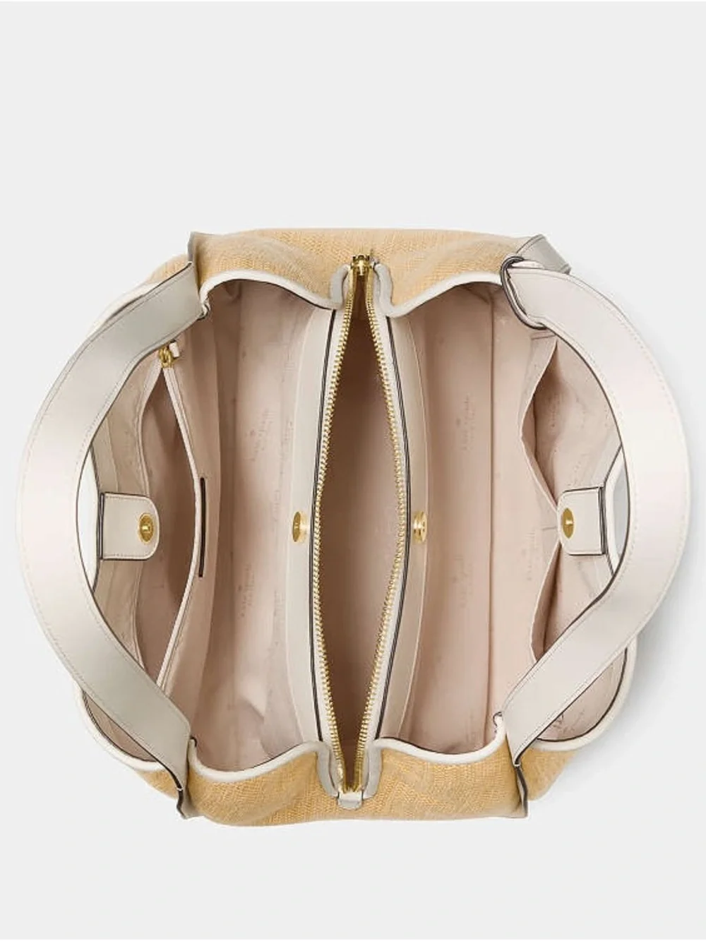 kate spade straw gold