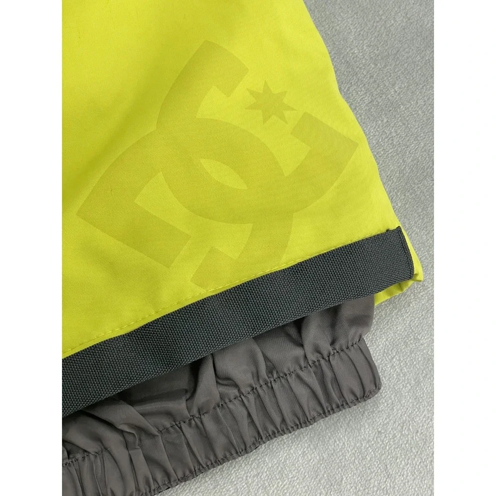 DC Snowboard Ski Pants Youth L Yellow 10K Waterproof Insulated