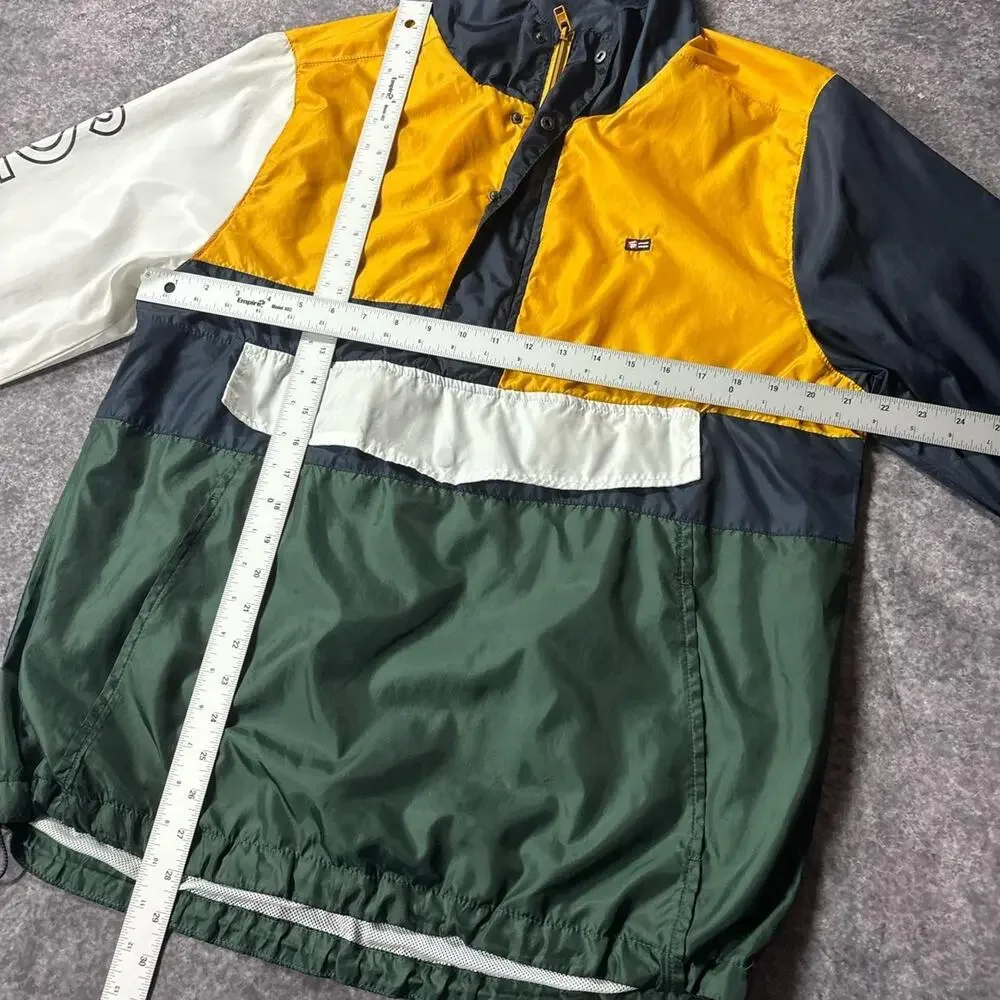 SouthPole SP91 Men’s ColorBlock Pullover  1/4 Zip Windbreaker Jacket Size M