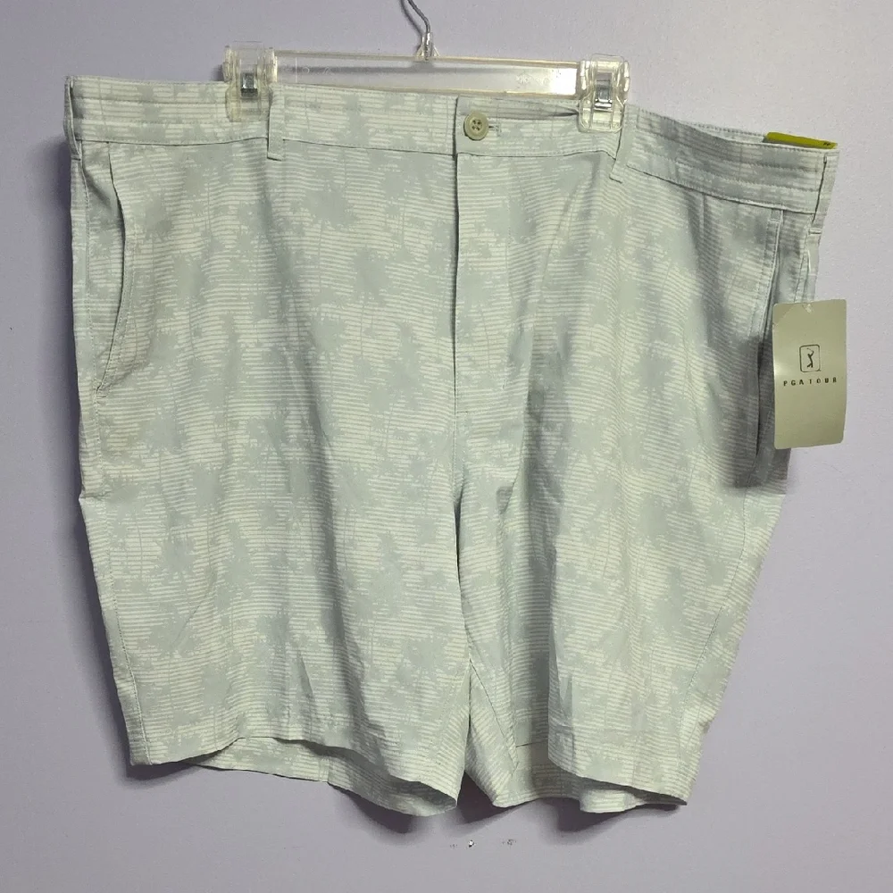 PGA Tour Men's Light Gray Patterned‎ Shorts