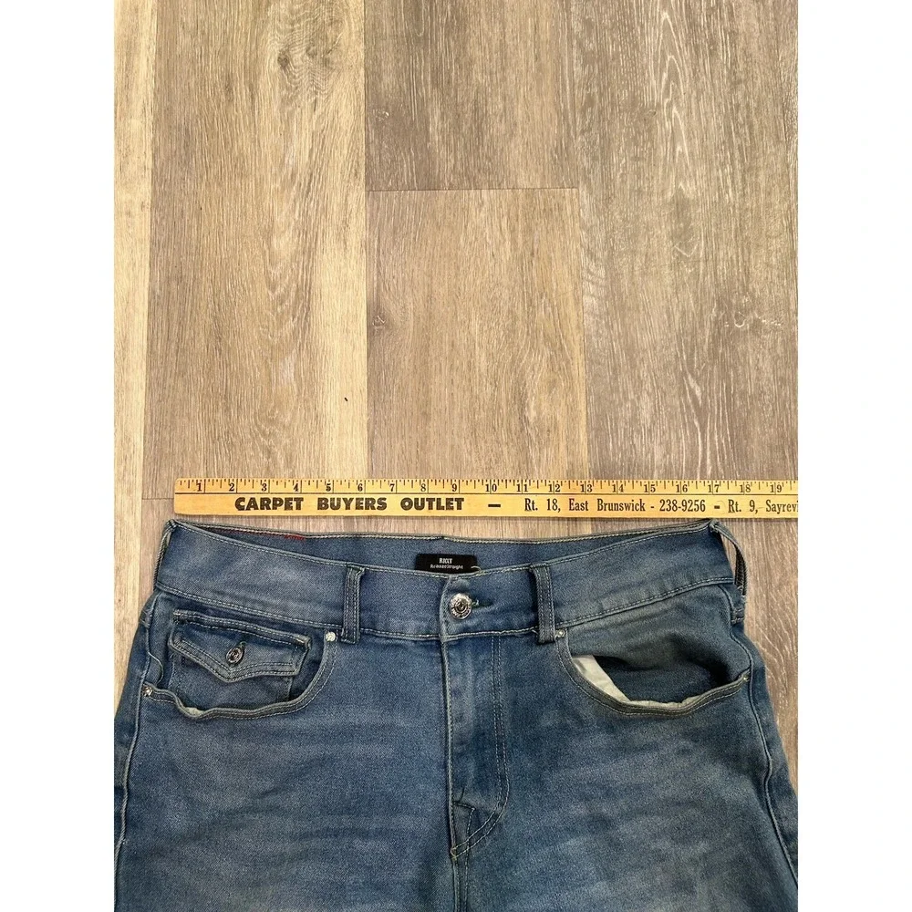 True Religion Ricky Relaxed Straight Jeans Light Wash Fit Leg Blue Size‎ 34x32