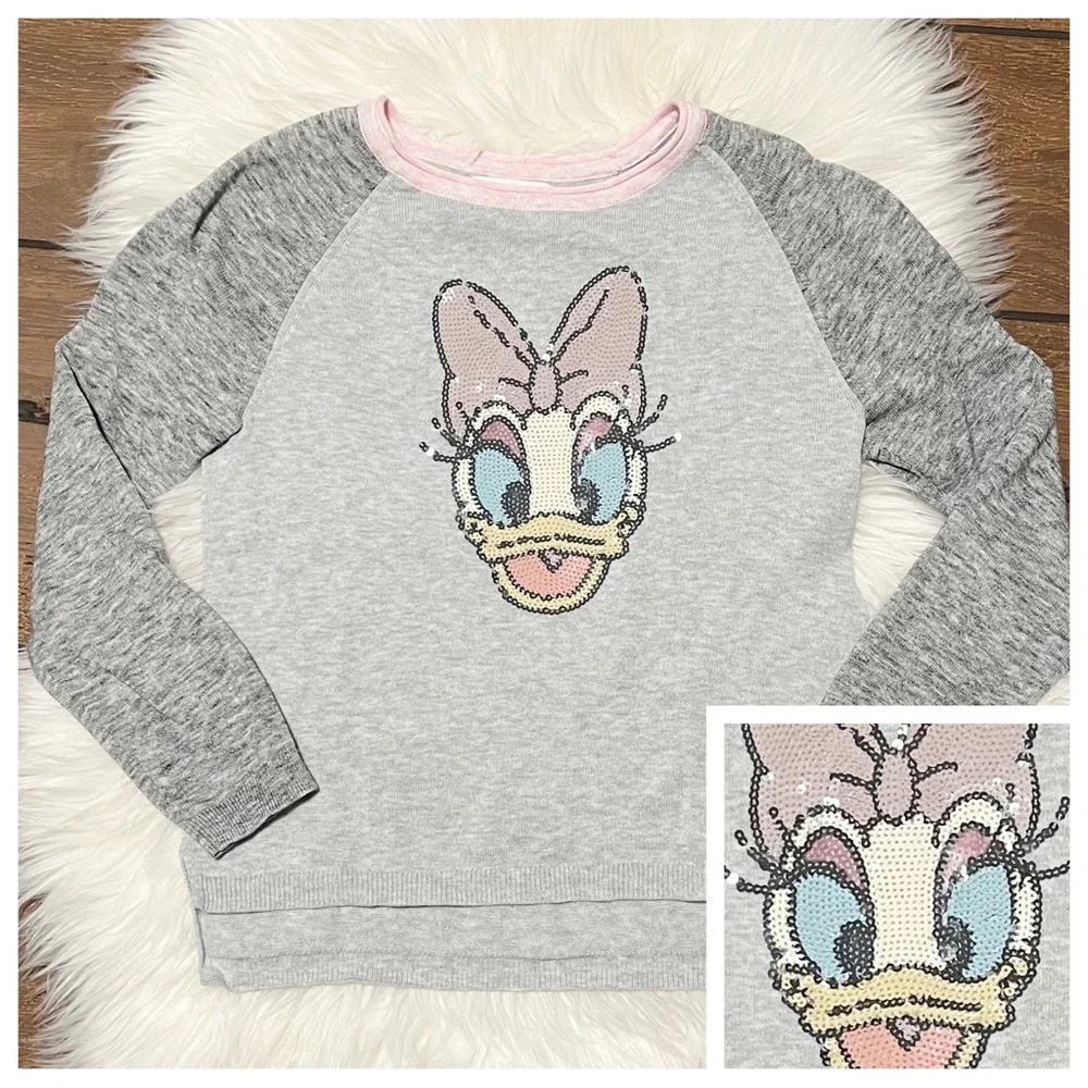 NWOT Gap + Disney Daisy Duck Sequined Sweater