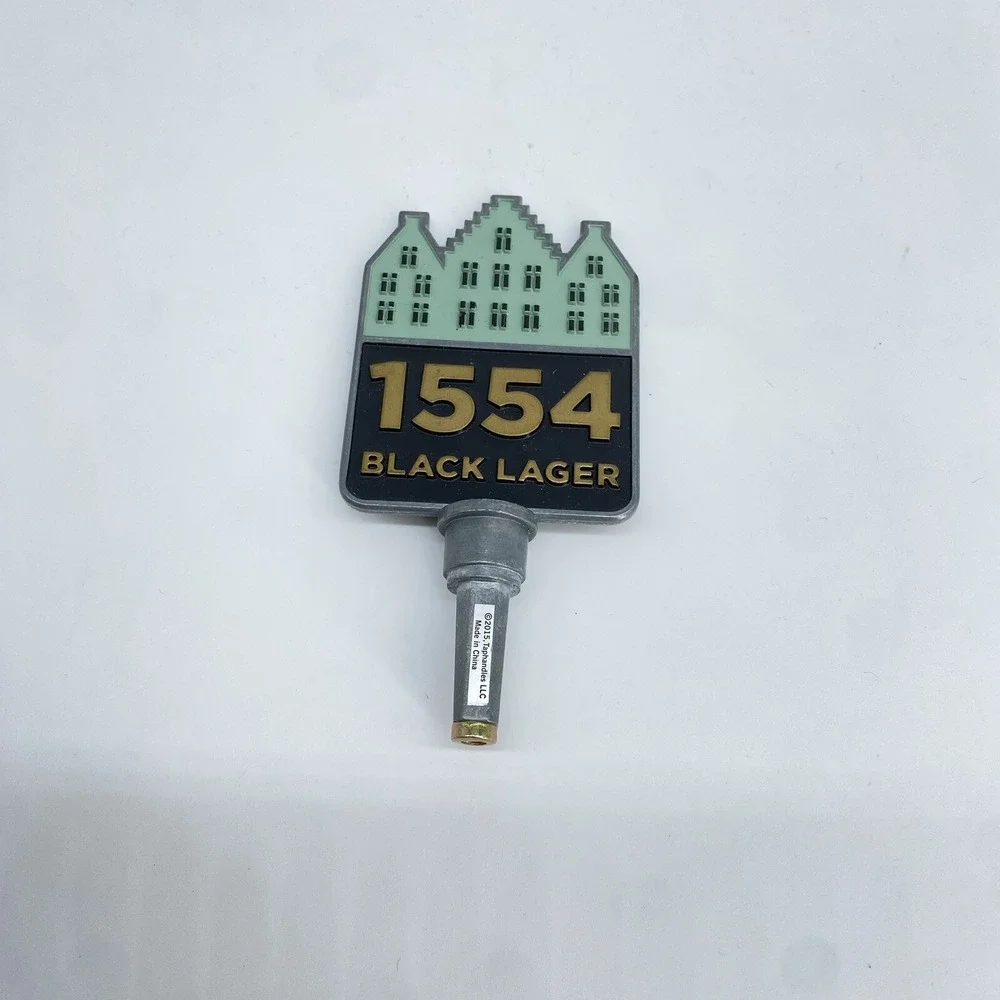 1554 Black‎ Lager Brewing Company Beer Tap 4 3/4