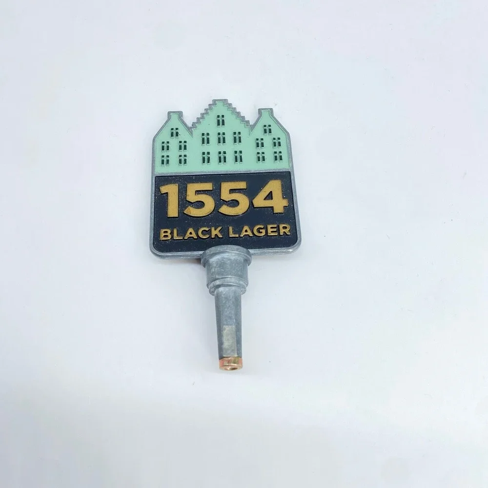 1554 Black‎ Lager Brewing Company Beer Tap 4 3/4