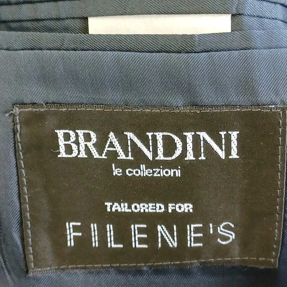 BRANDINI FINES single navy button