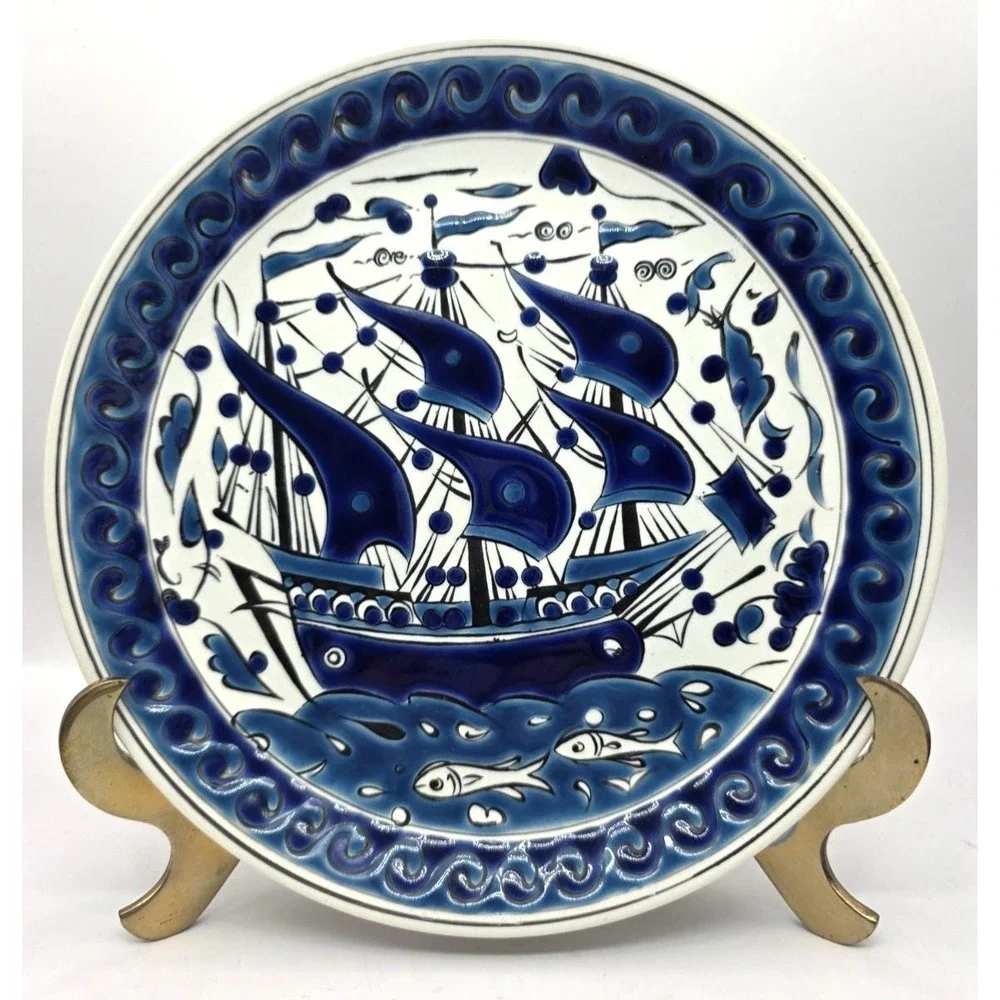 Dakas Keramik Archangelos Greek Decorative Wall‎ Plate 8