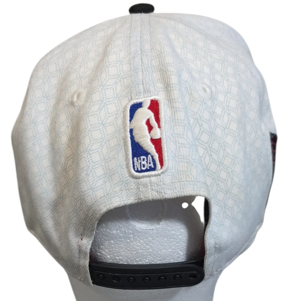 New Era front brim white