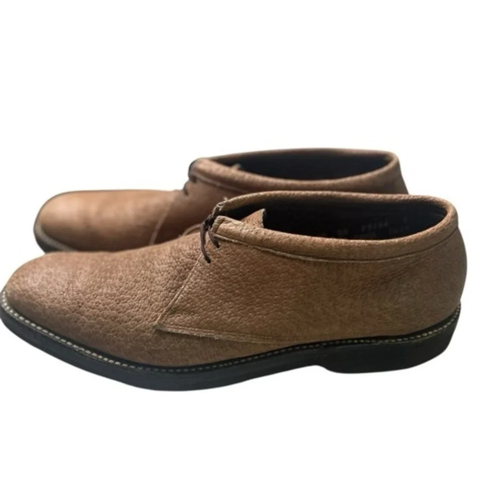 Allen Edmonds Ostendo Combo Chukka Ankle Shoes Men's 10 2A Tan Brown Leather‎