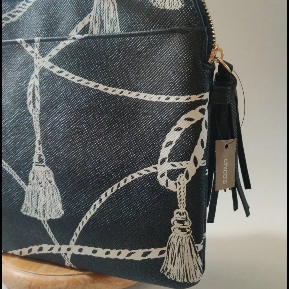 Chicos tassel printed
