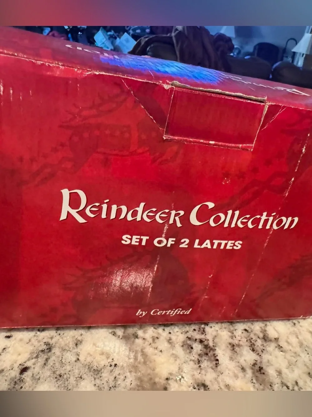 Rudolph The Red Nosed Reindeer set mugs festive