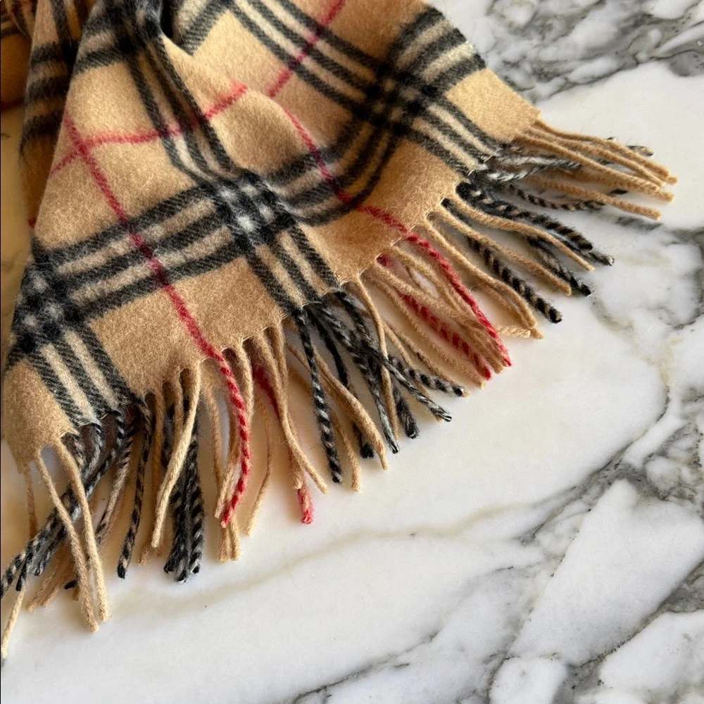 RONGZHIYOU Nova Check Wool Scarf