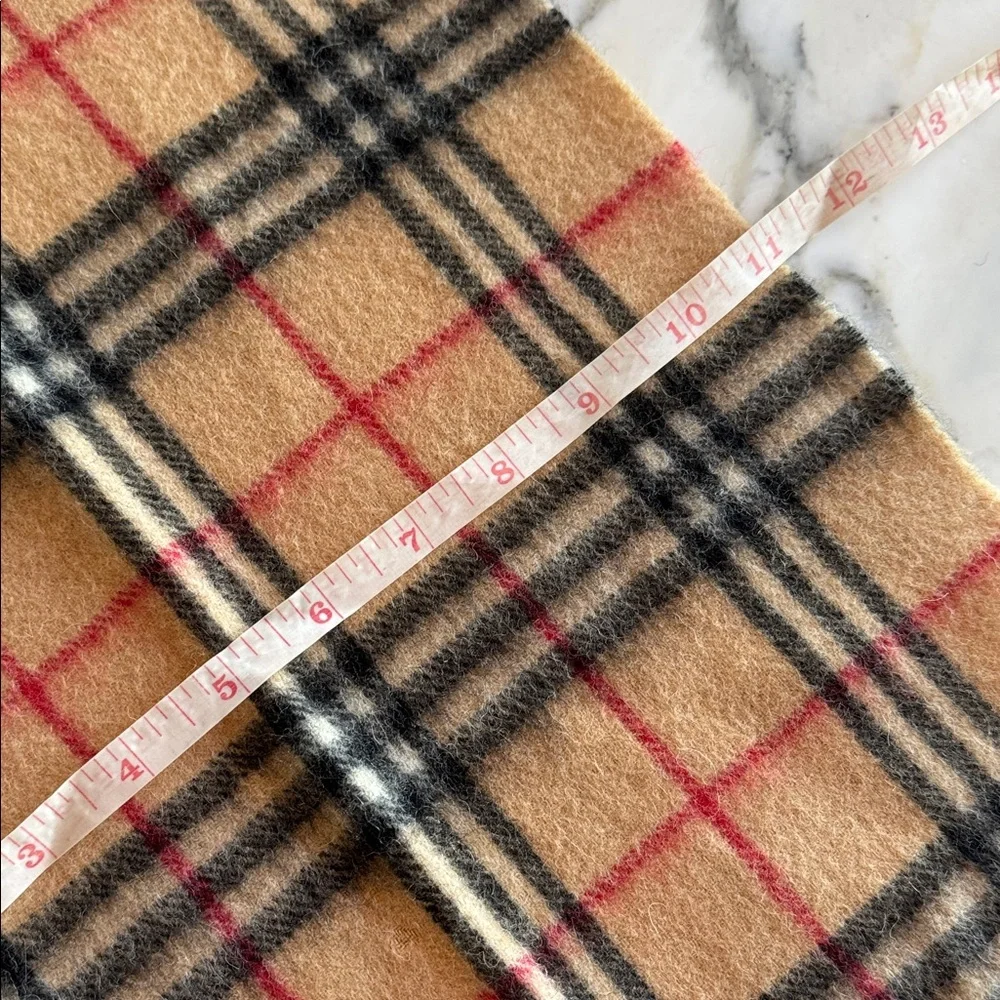 RONGZHIYOU Nova Check Wool Scarf