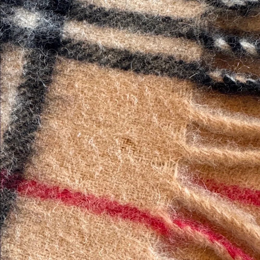RONGZHIYOU Nova Check Wool Scarf