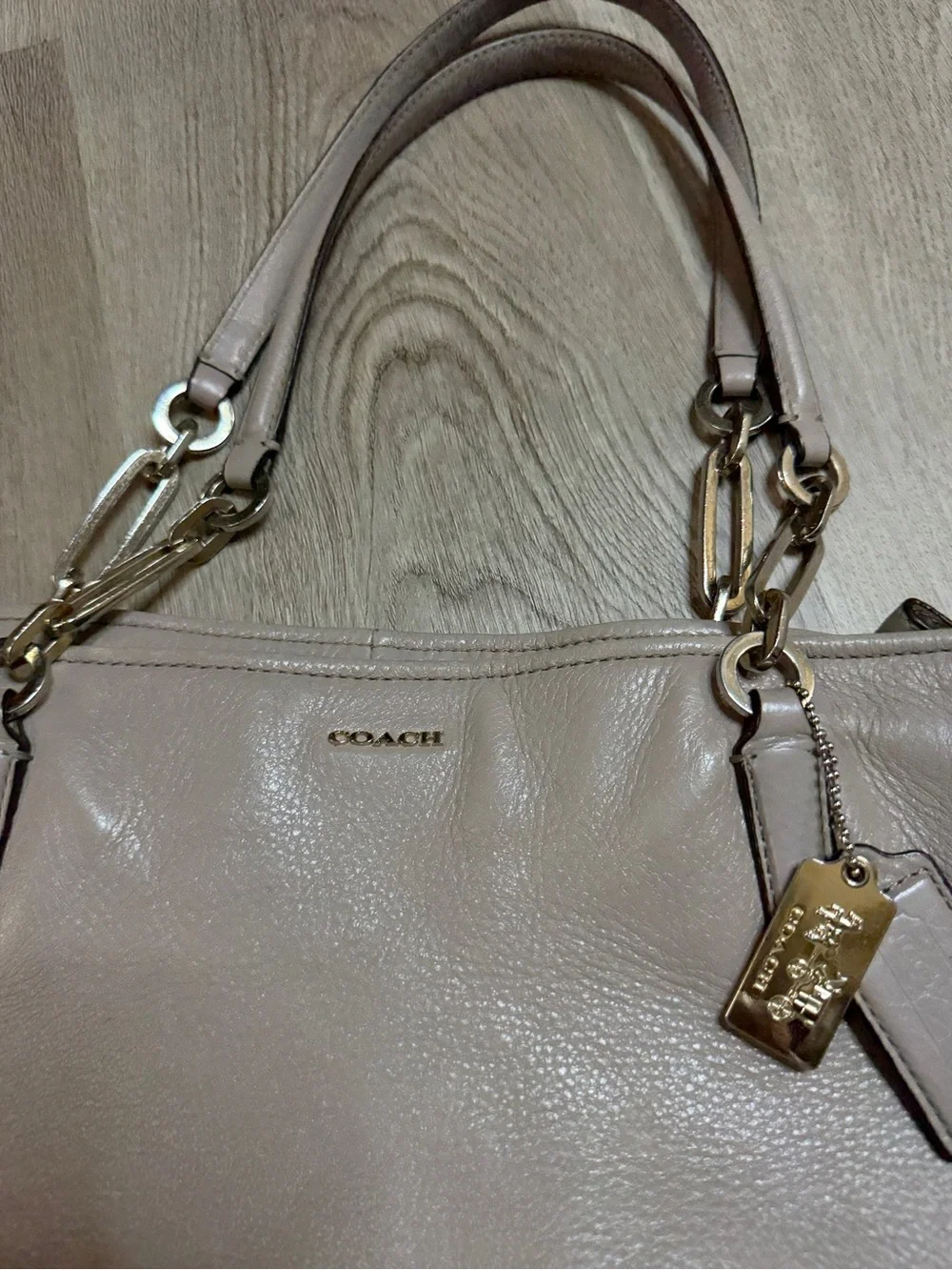 Coach spacious leather