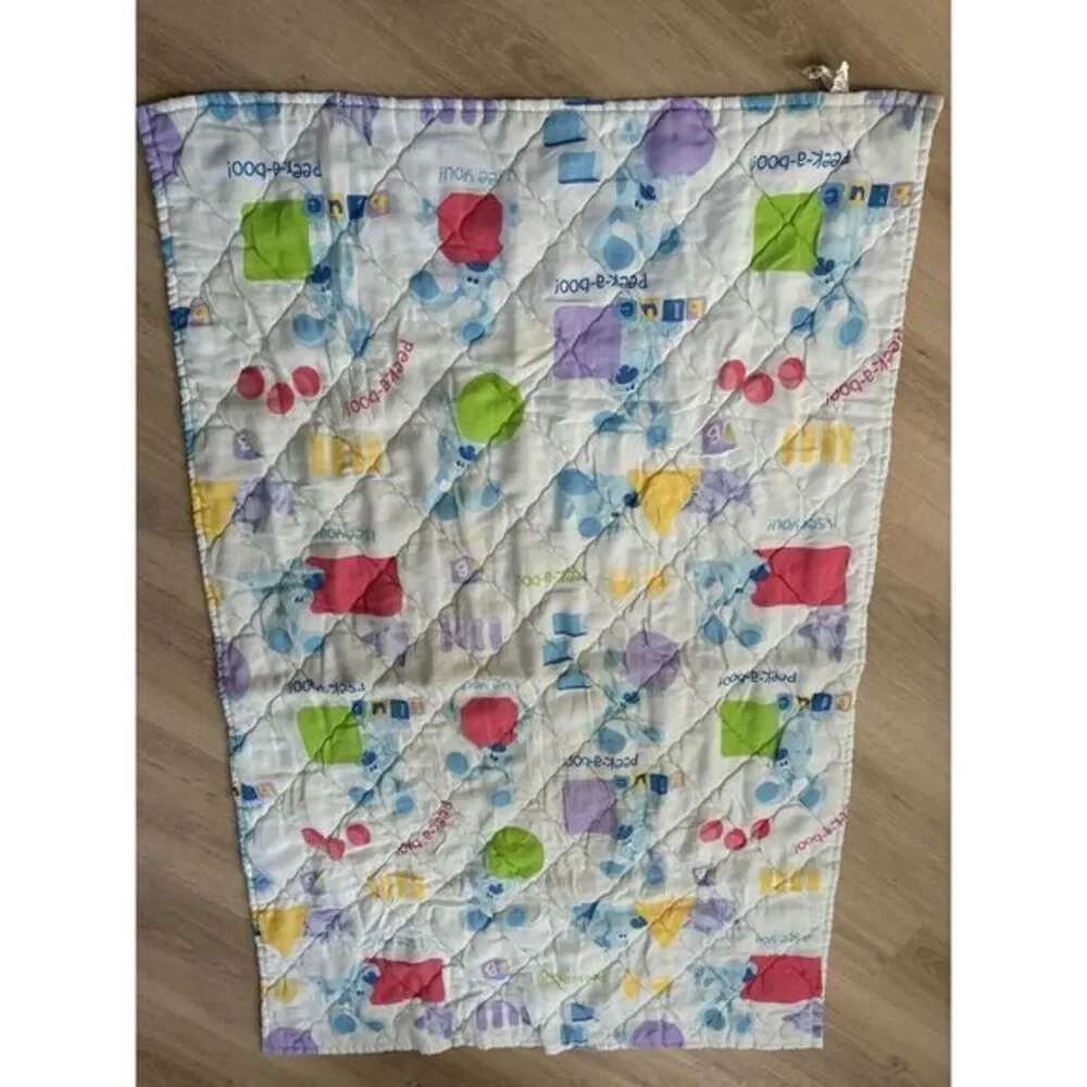 Vintage Blues Clues Comforter Twin Blanket 2000 Y2K Kids Bedding‎ By Dan River