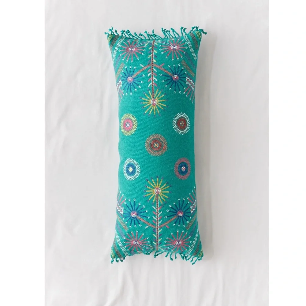 🌸 {NWOT} UO Puli Embroidered Lumbar Pillow