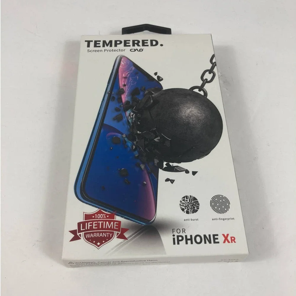 New Cylo tempered screen protector for iphone XR