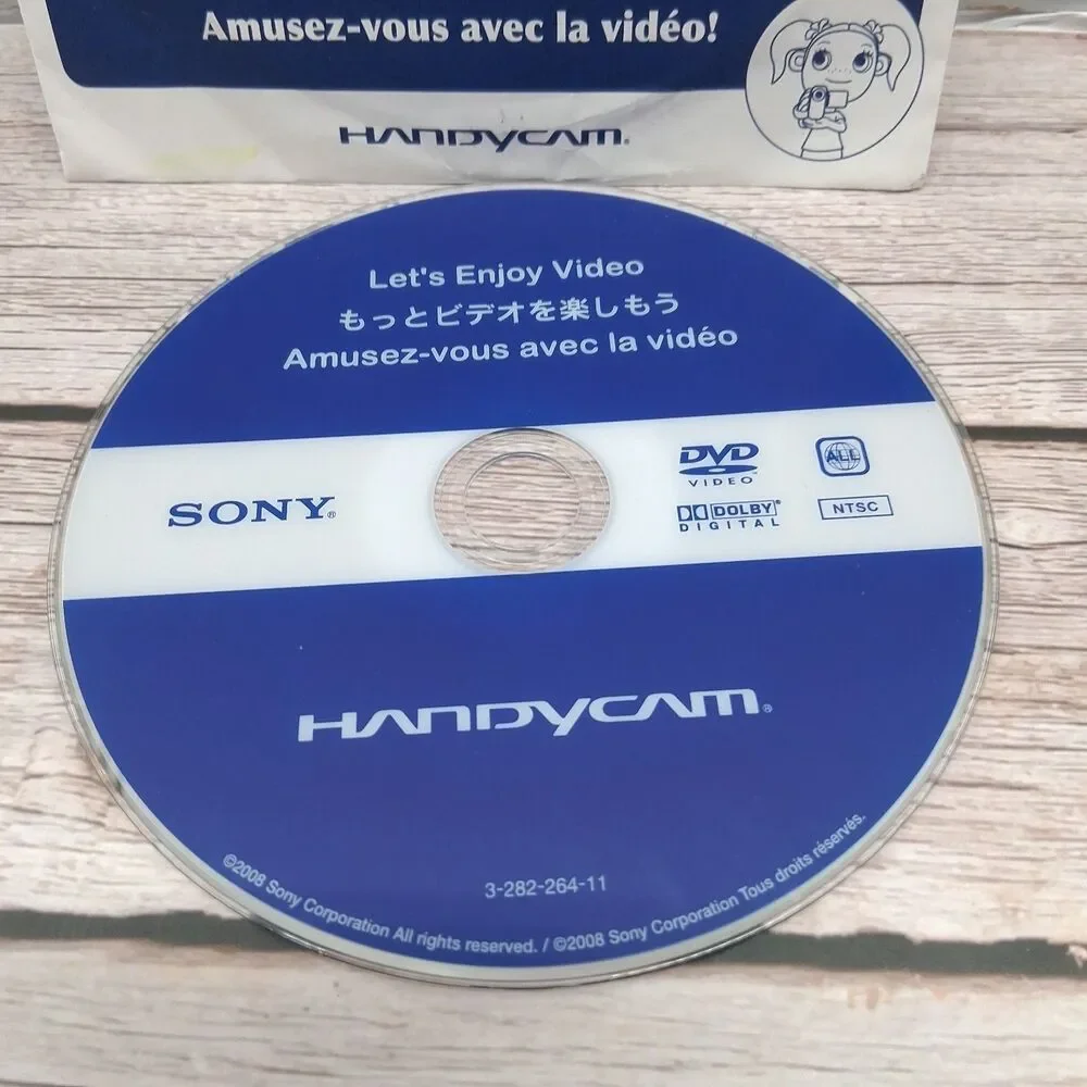 2008 Sony Handycam Let’s Enjoy Video DVD 3-282-264-11