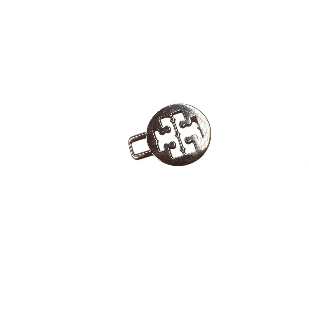 Tory Burch Silver Logo Charm repurposed