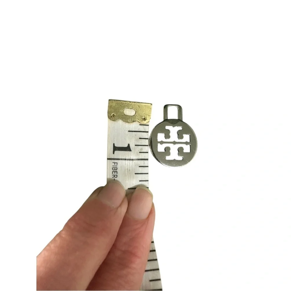 Tory Burch Silver Logo Charm repurposed