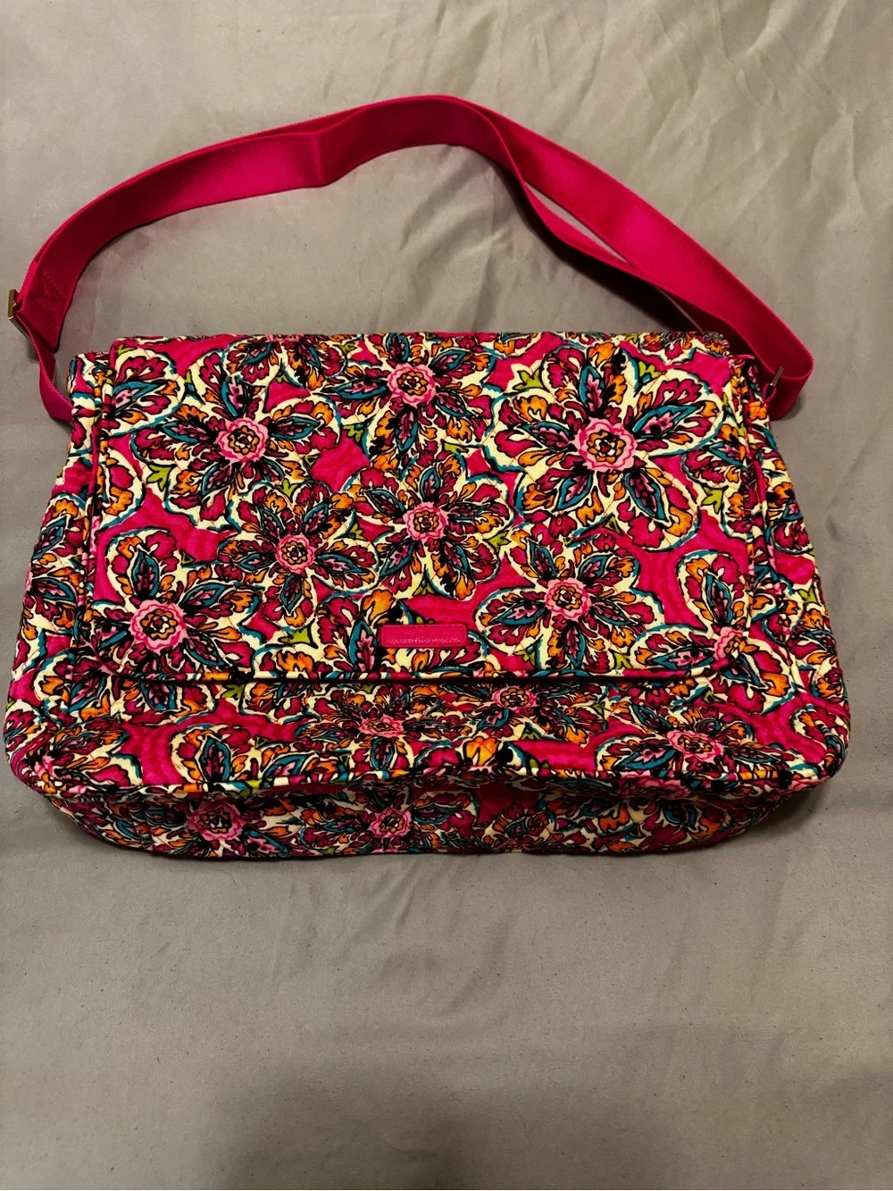 Pink Vera Bradley laptop bag