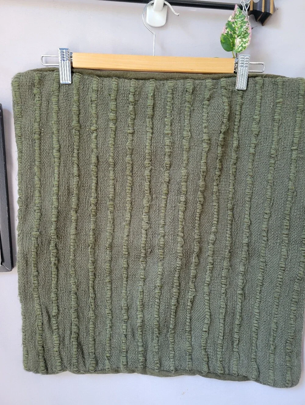 West Elm Corded Linen Blend Throw Pillow Cover 20 x 20