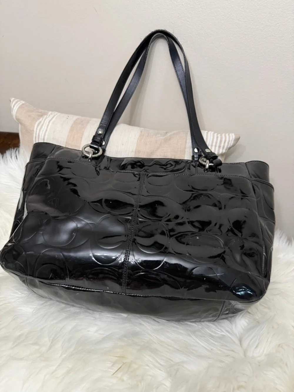 Coach sleek patent