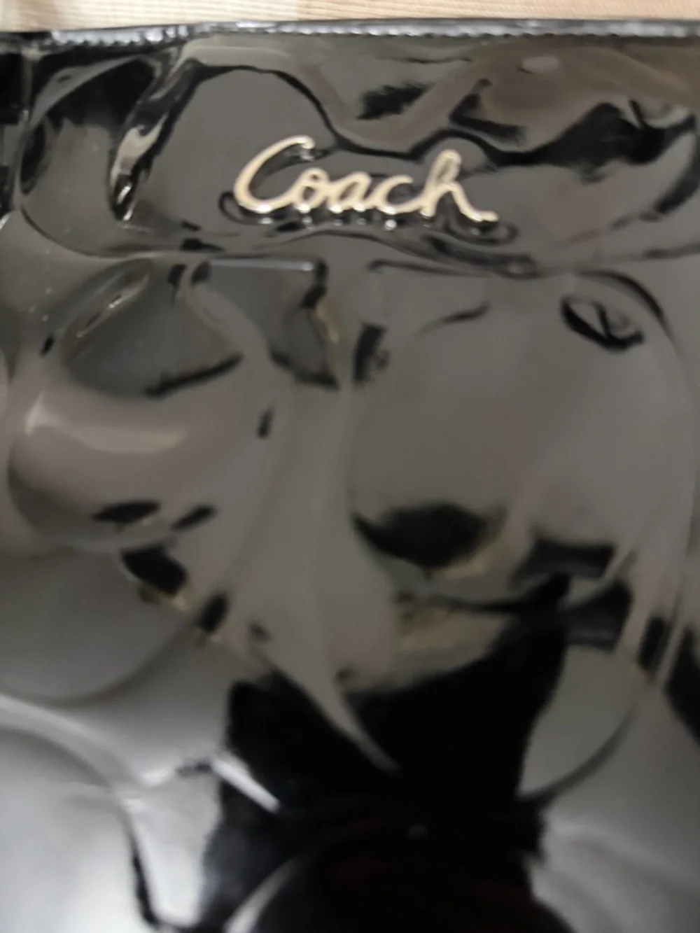 Coach sleek patent