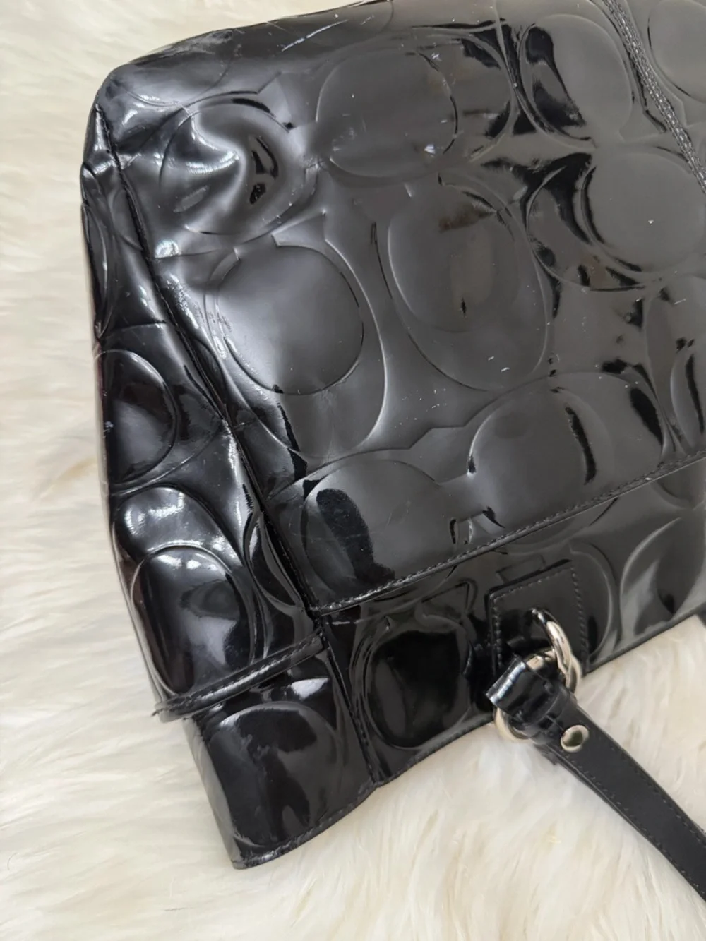 Coach sleek patent