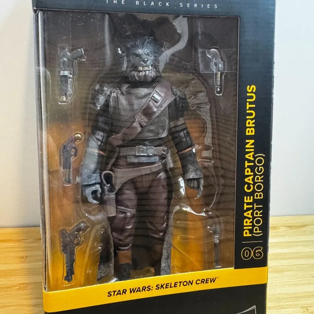 Star Wars Black Series Pirate Captain Brutus #06 Skeleton Crew Figure NIB