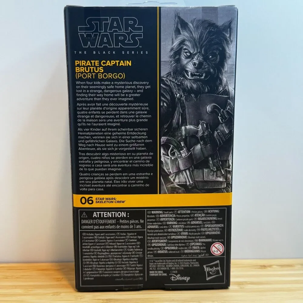 Star Wars Black Series Pirate Captain Brutus #06 Skeleton Crew Figure NIB
