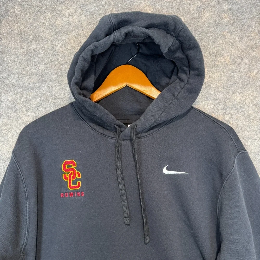 Nike USC Trojans Rowing Hoodie Sweatshirt Mens Medium Player Issued NCAA College