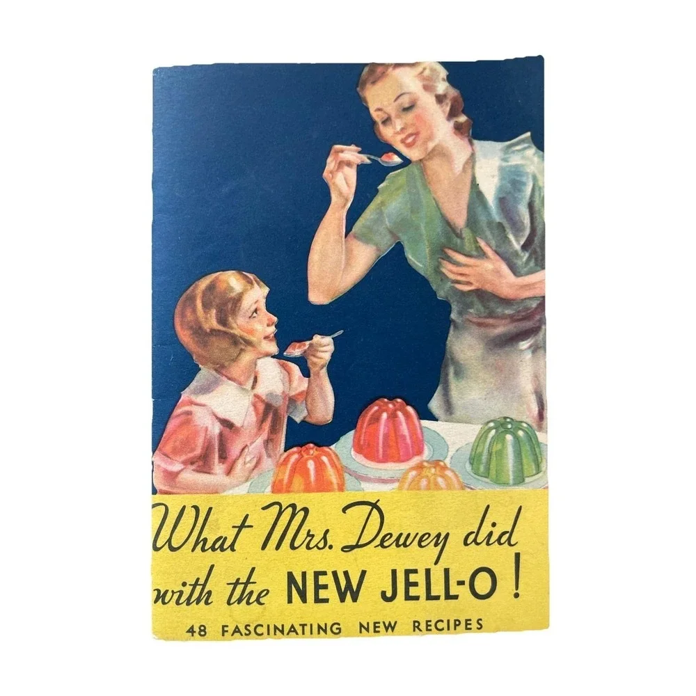What Mrs Dewey Did With The New Jell-o 1950s Recipe Pamphlet