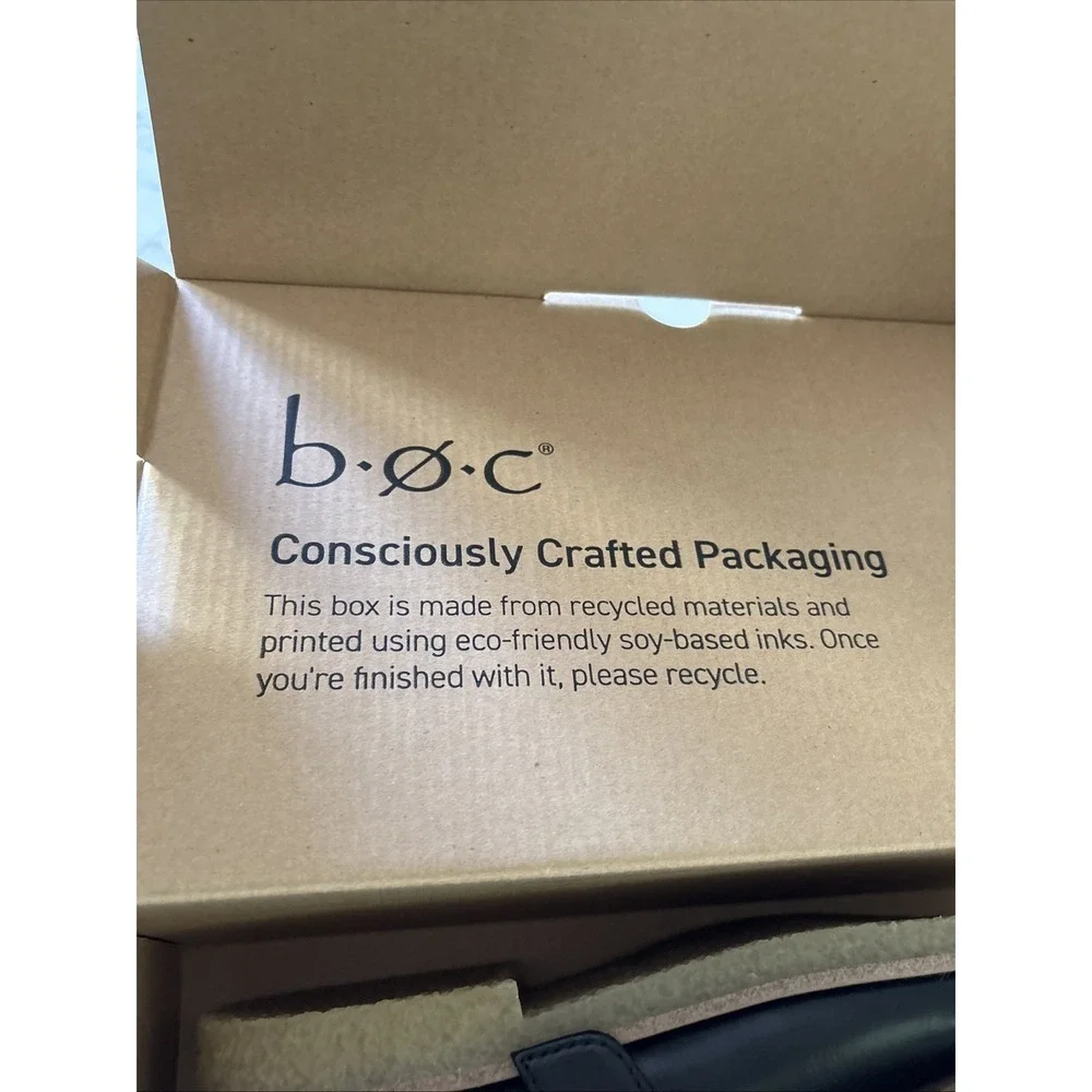 BOC by Born Lara Women's 6.5 Round Closed Toe Mary Jane Shoes Black New