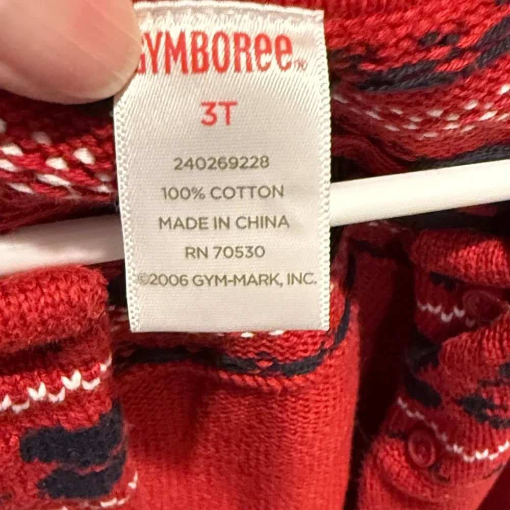 Gymboree Red and Black Heart Kids Sweater