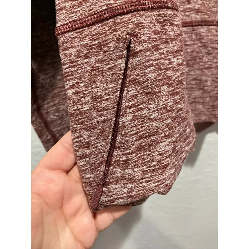 Lululemon Ready to Rulu Fleece Pullover in Heathered Savannah Size 6