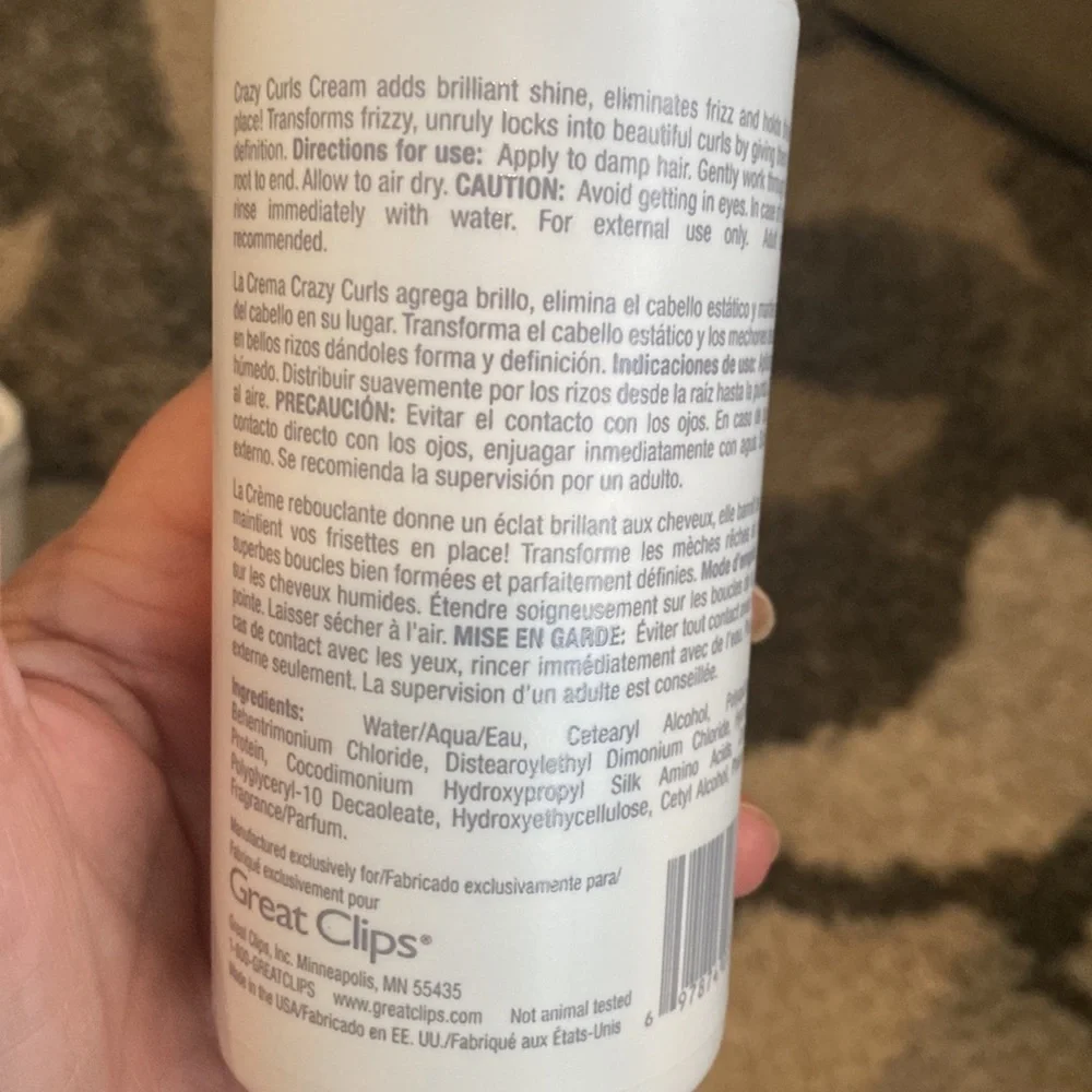 NEW Kids Solutions. Crazy Curls Cream. 8 oz.