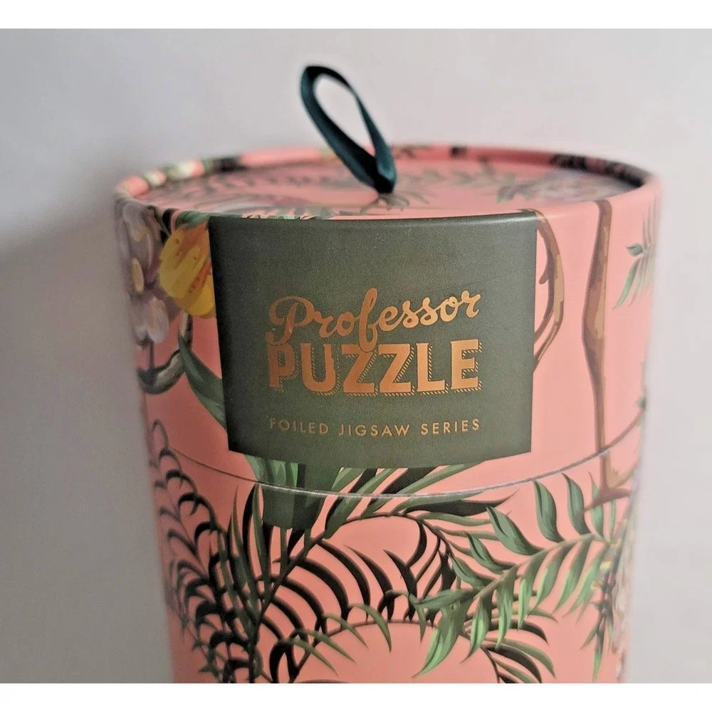 Professor‎ Puzzle Feathered Friends 1000 Piece Jigsaw Puzzle Pink Birds Foiled