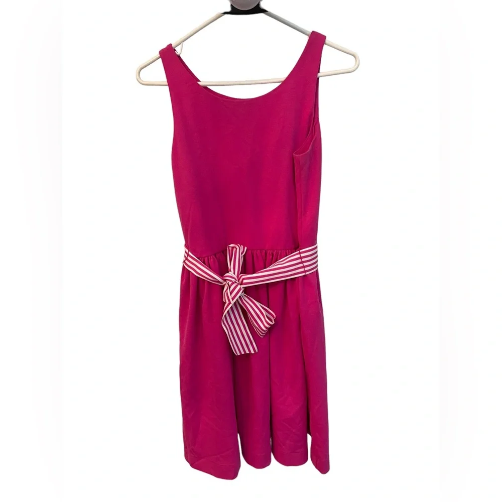 Polo Ralph Lauren XL (16)‎ Girl’s Pink Sleeveless Dress w/ Striped Sash