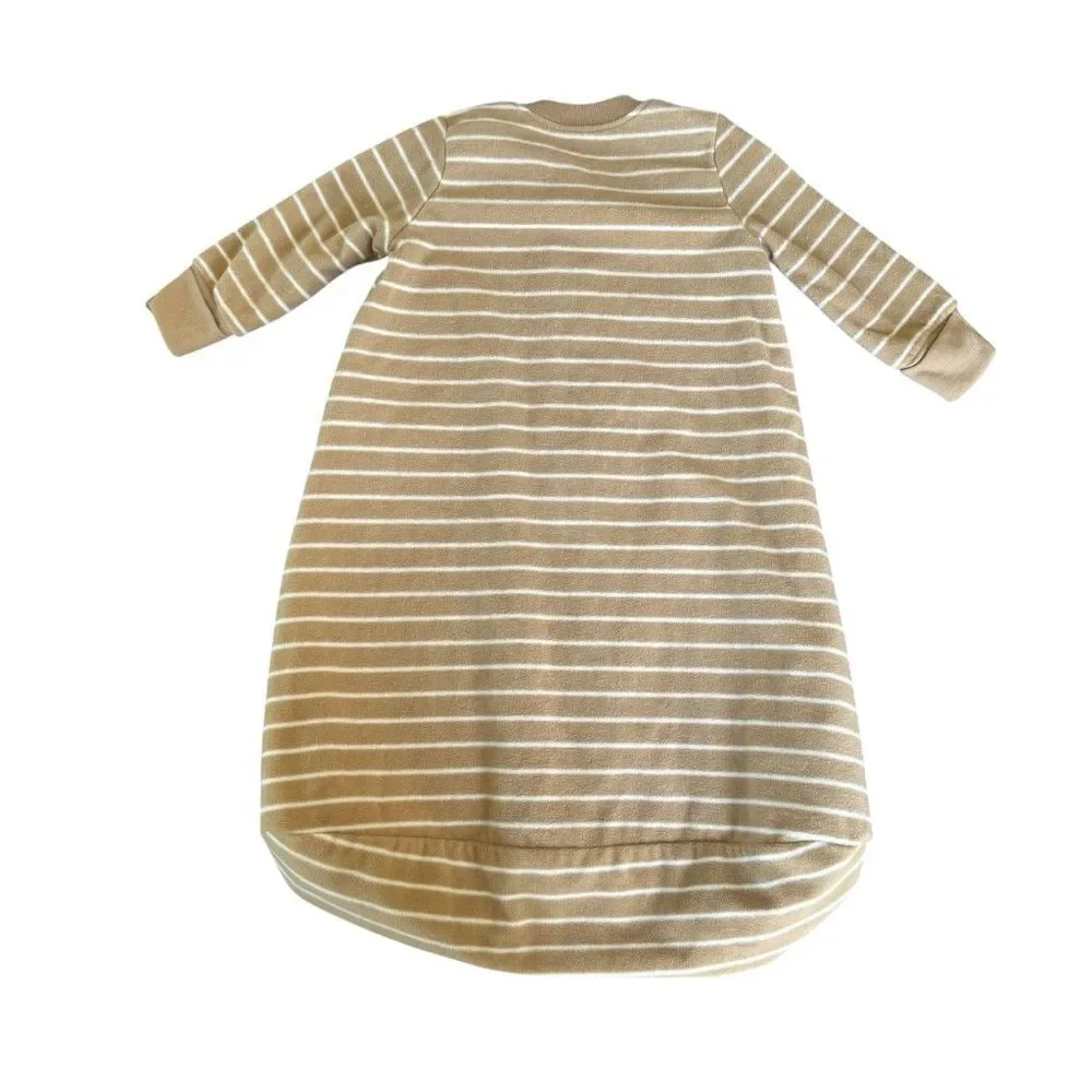 Carter's Fleece Sleep sack 0-3M Baby Boy Carter’s 2-way zip Polar Bear Stripes